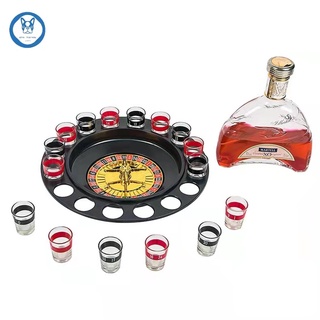 Wheel Of Shots Spinning Shot Glass Drinking Game Fun Party Alcohol Night Out Set 