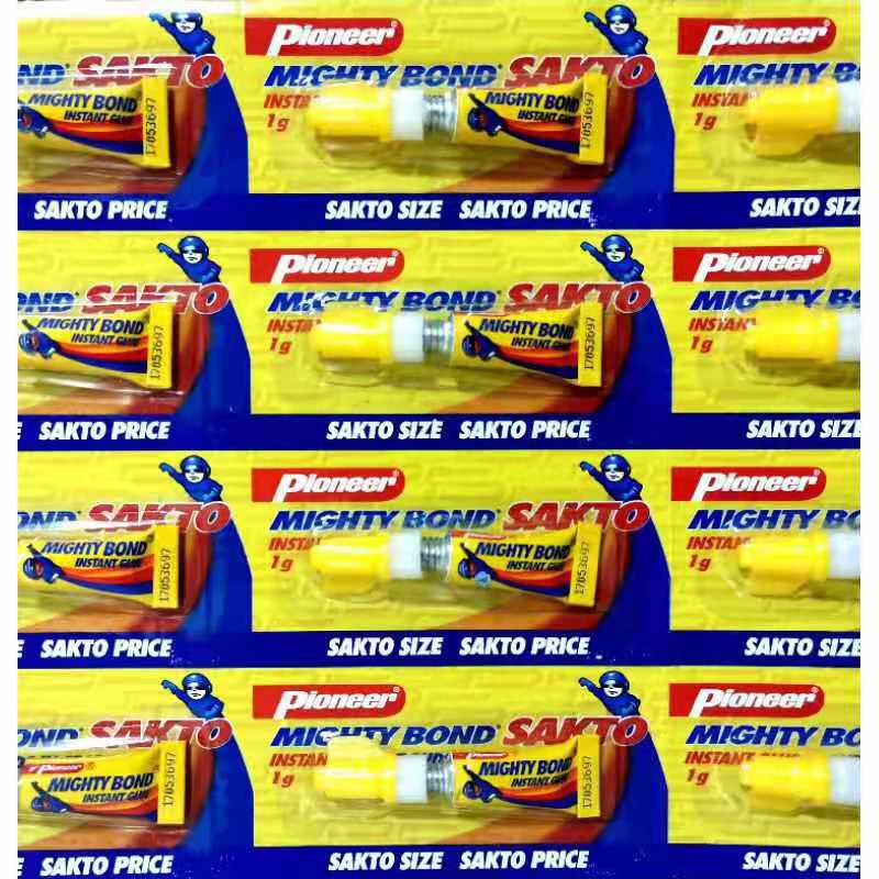 original pioneer Mighty Bond Sakto 1g Super Glue Instant Glue 1PAD