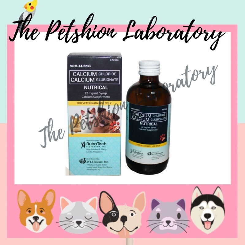 Nutrical Syrup Calcium Supplement for Cats Dogs Hamster Rabbit Guinea Pigs Calcium Deficiency