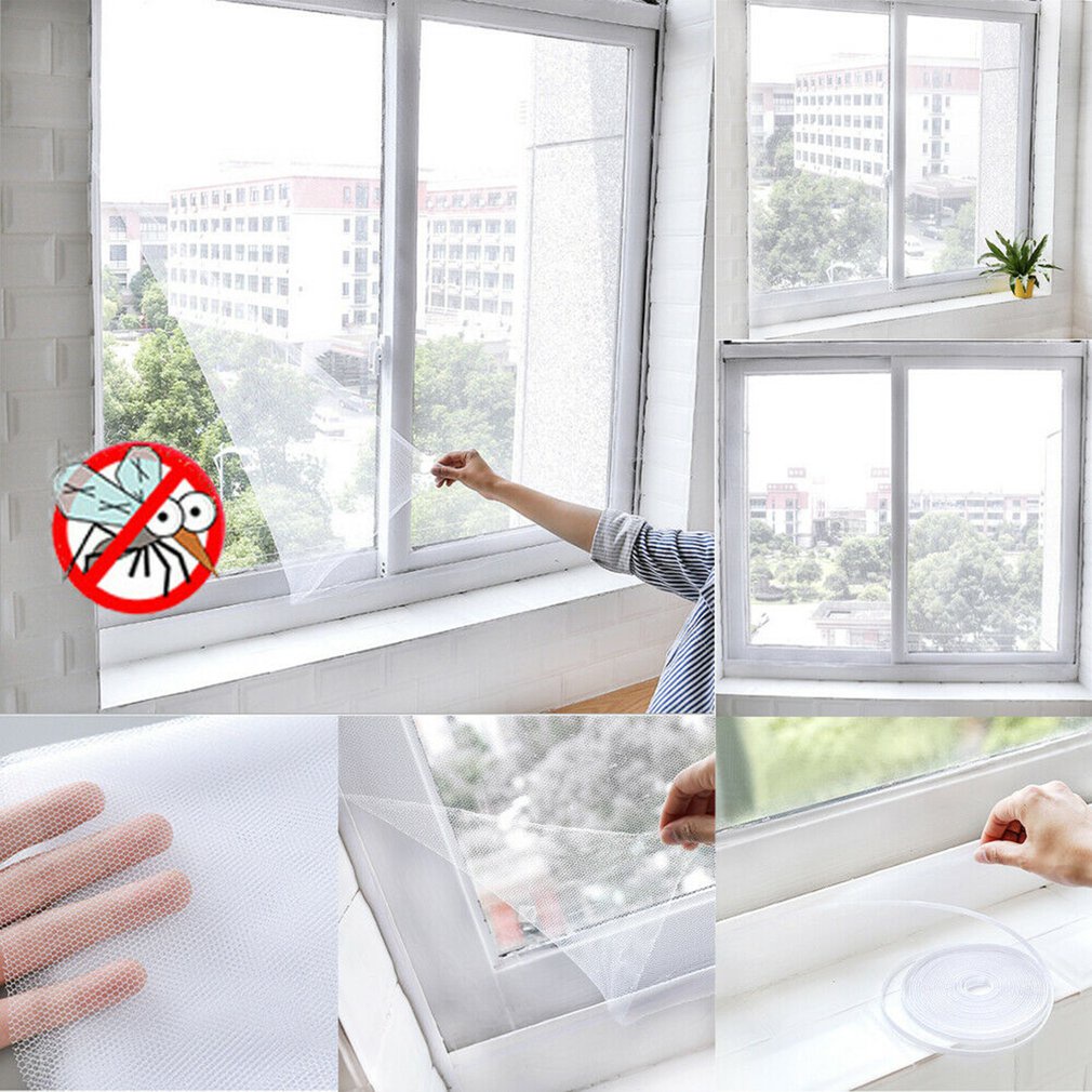 Mosquito Net Screen Window Insect Fly Screen Curtain Mesh Bug Mosquito Netting Door Window Anti
