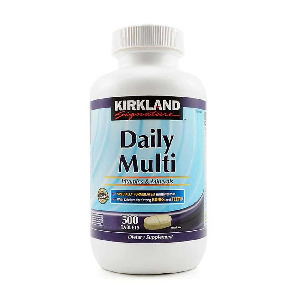 Kirkland Daily Multi Multivitamins 500 tablets Shopee Philippines