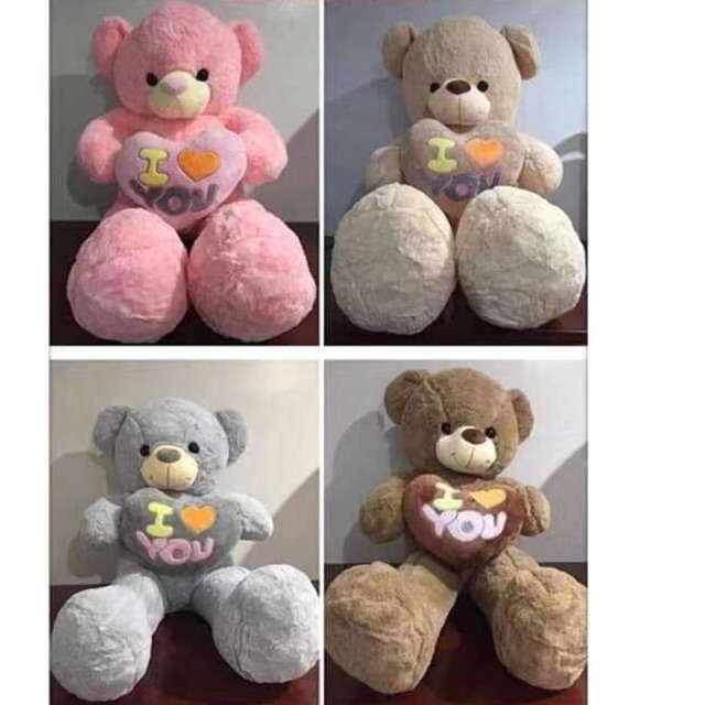 Teddy Bear.. Human Size.. "i ️You" Shopee Philippines