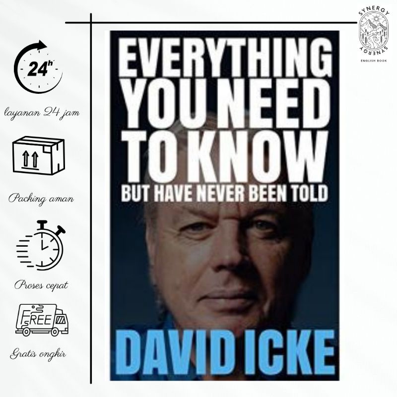 Everything You Need To Know But Have Never Been Told David Icke English Shopee Philippines