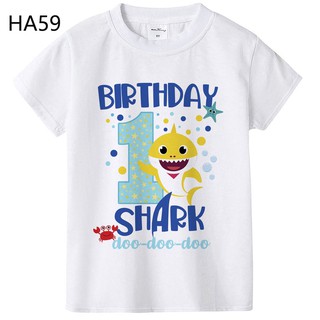 birthday baby shark shirt