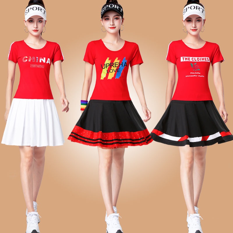 2021 Summer Square Dance Comfort New Set Sports Skirt Short Skirt Yang