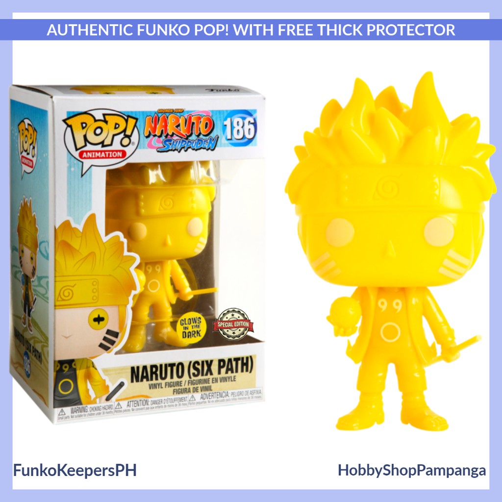 VAULTED Funko Pop! Animation 186 Naruto Shippuden Naruto [Six Path][GITD][Special Edition