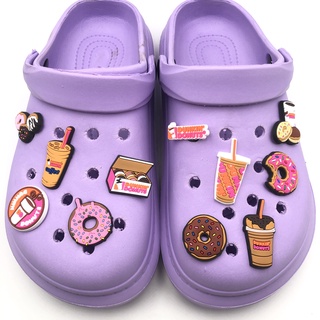 Donut design Jibbitz crocs shoes accessories buckle Charms Clogs Pins