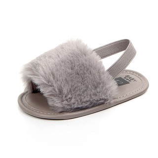 baby fur shoes