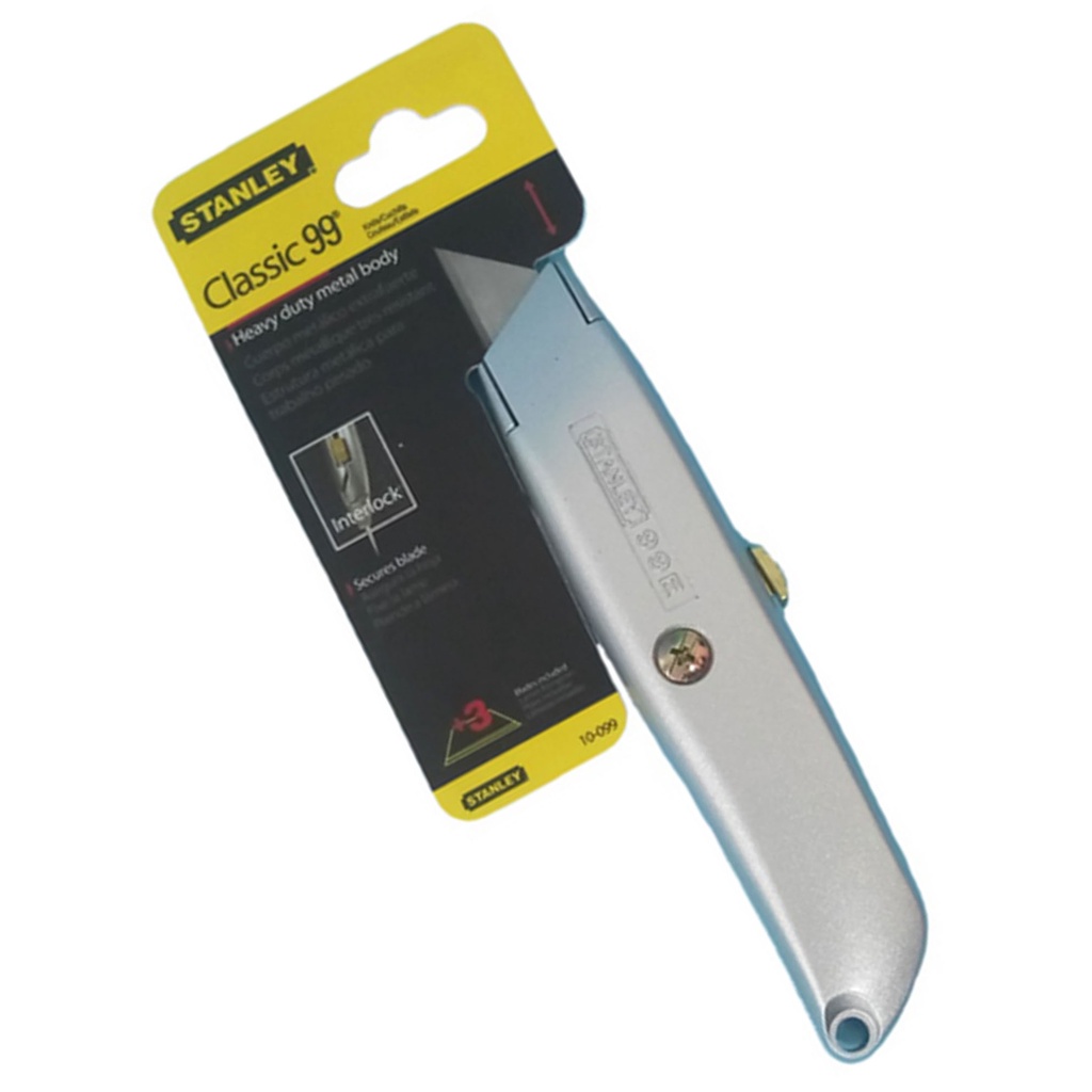 STANLEY CUTTER KNIFE WITH HANDLE CLASSIC 99 PART NO. 10099 HEAVY DUTY