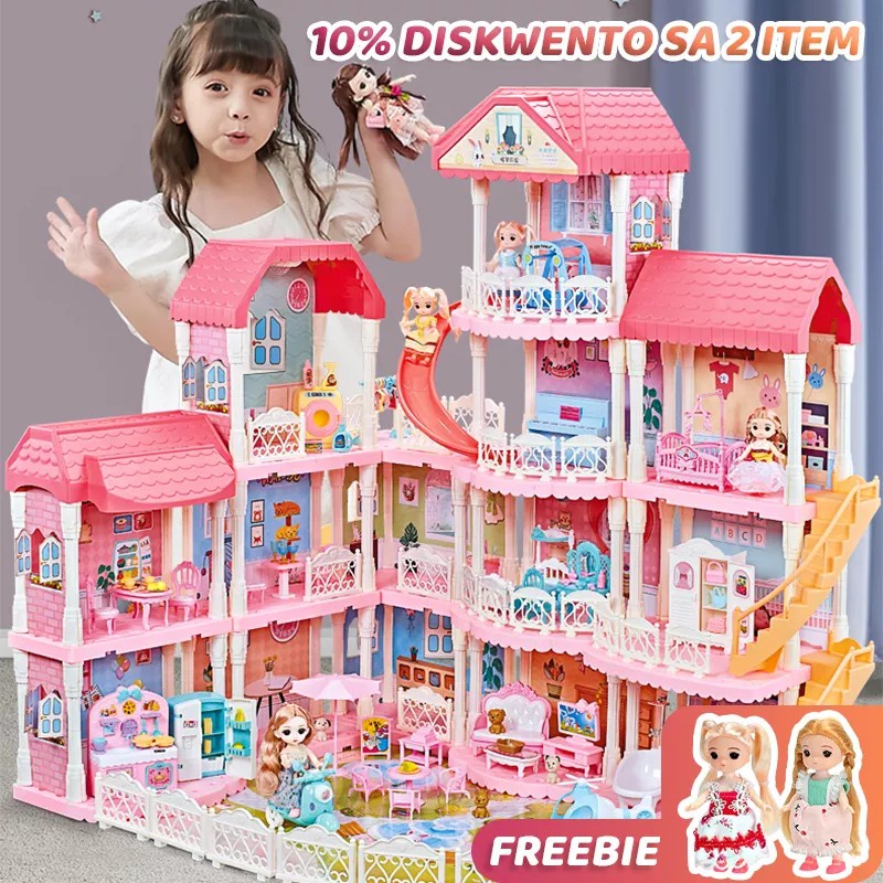 plush toy Princess Dream Castle Doll House Pretend Play for Girls