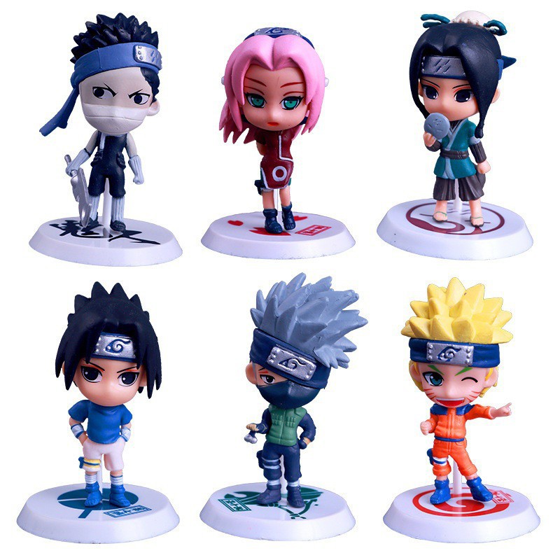 Mini PVC Anime Action Figure Toy Naruto Doll Gadget Kit Toys | Shopee