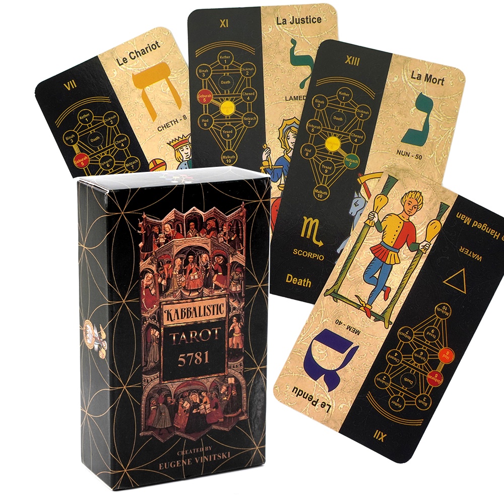 Kabbalistic Tarot 5781 Deck Tarot Cards Shopee Philippines