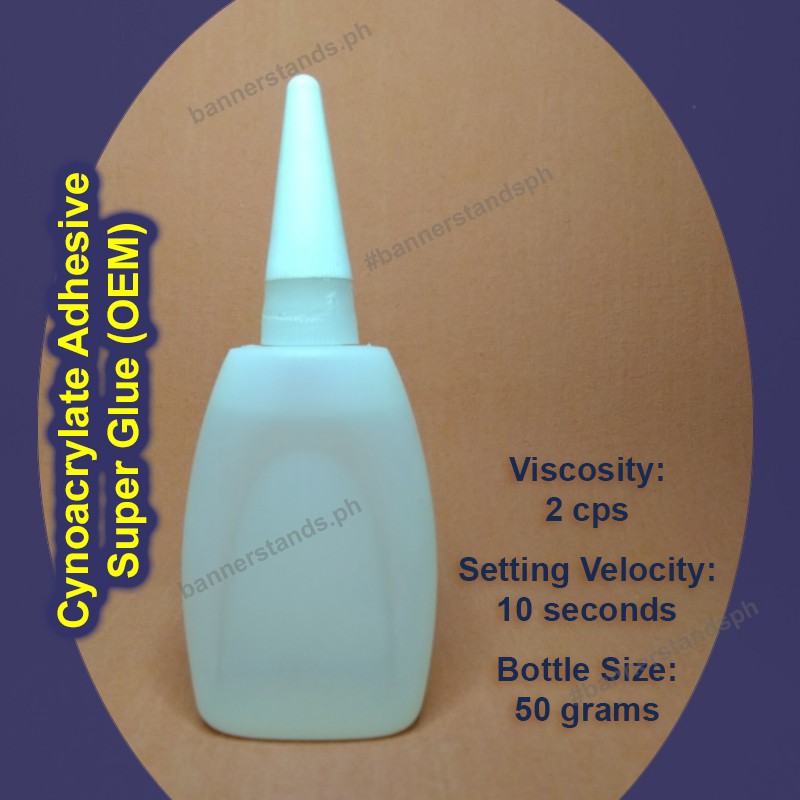 Cyno Super Glue 50g Adhesive OEM Cyanoacrylate Cyano Tarpaulin Acrylic