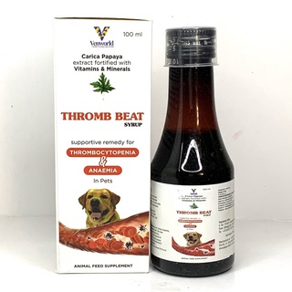 [FCR AGRIVET] Thromb Beat Syrup 100ml for Pets / Vitamins Minerals Supplements