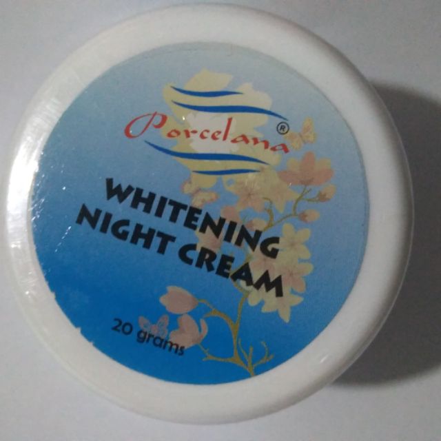 porcelana whitening night cream