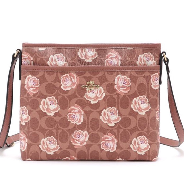 coach floral sling bag