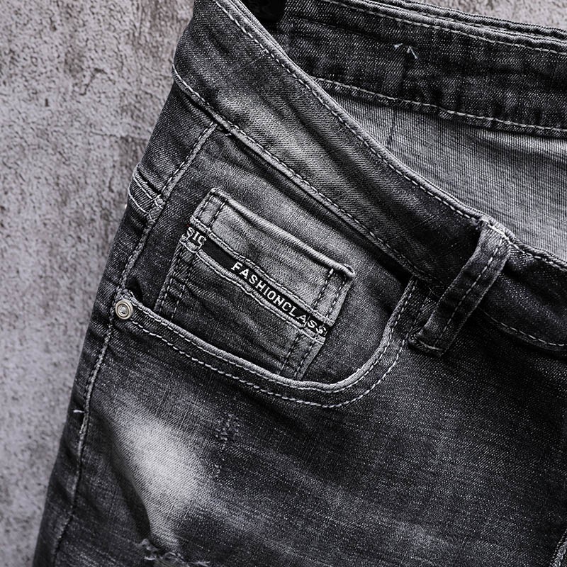 mens dark gray jeans