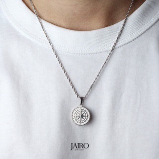 JAIRO Columbus Compass Necklace in Silver | Shopee Philippines
