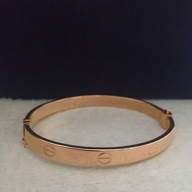 cartier love inspired bracelet