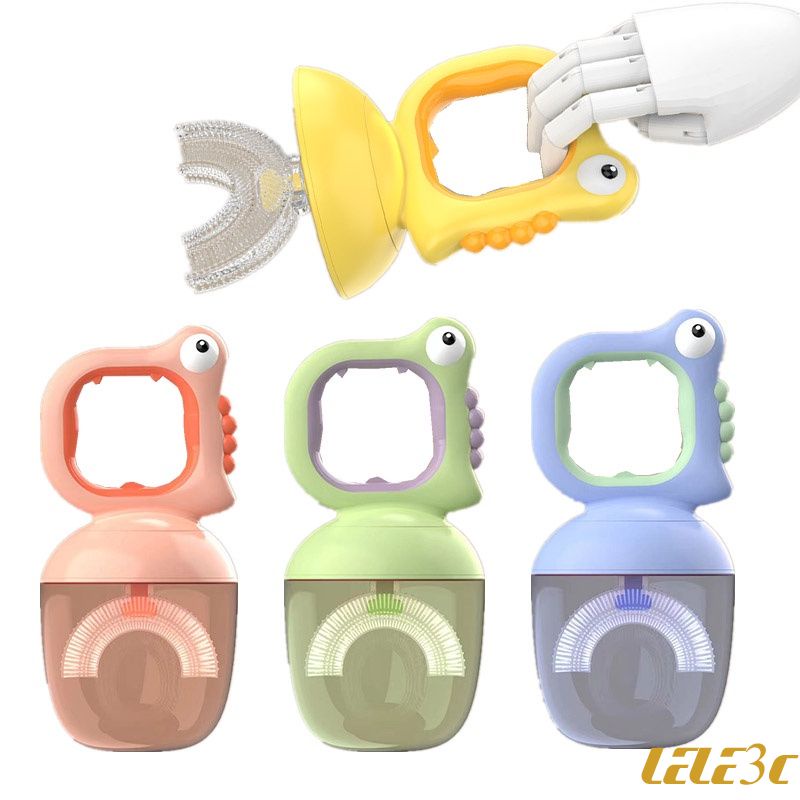 Baby Toothbrush Dinosaur U Shape Child Boy Girl Silicone ToothBrush
