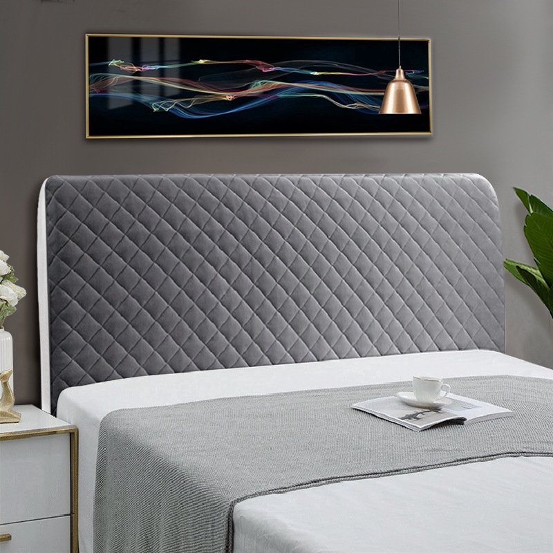 Allinclusive Bed Headboard Cover Solid Thicken Bed Head Cover Wrap