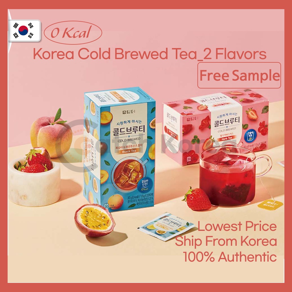 [Korea] Damtuh Cold Brewed Tea_ 2 Flavors/Herb Tea / Strawberry