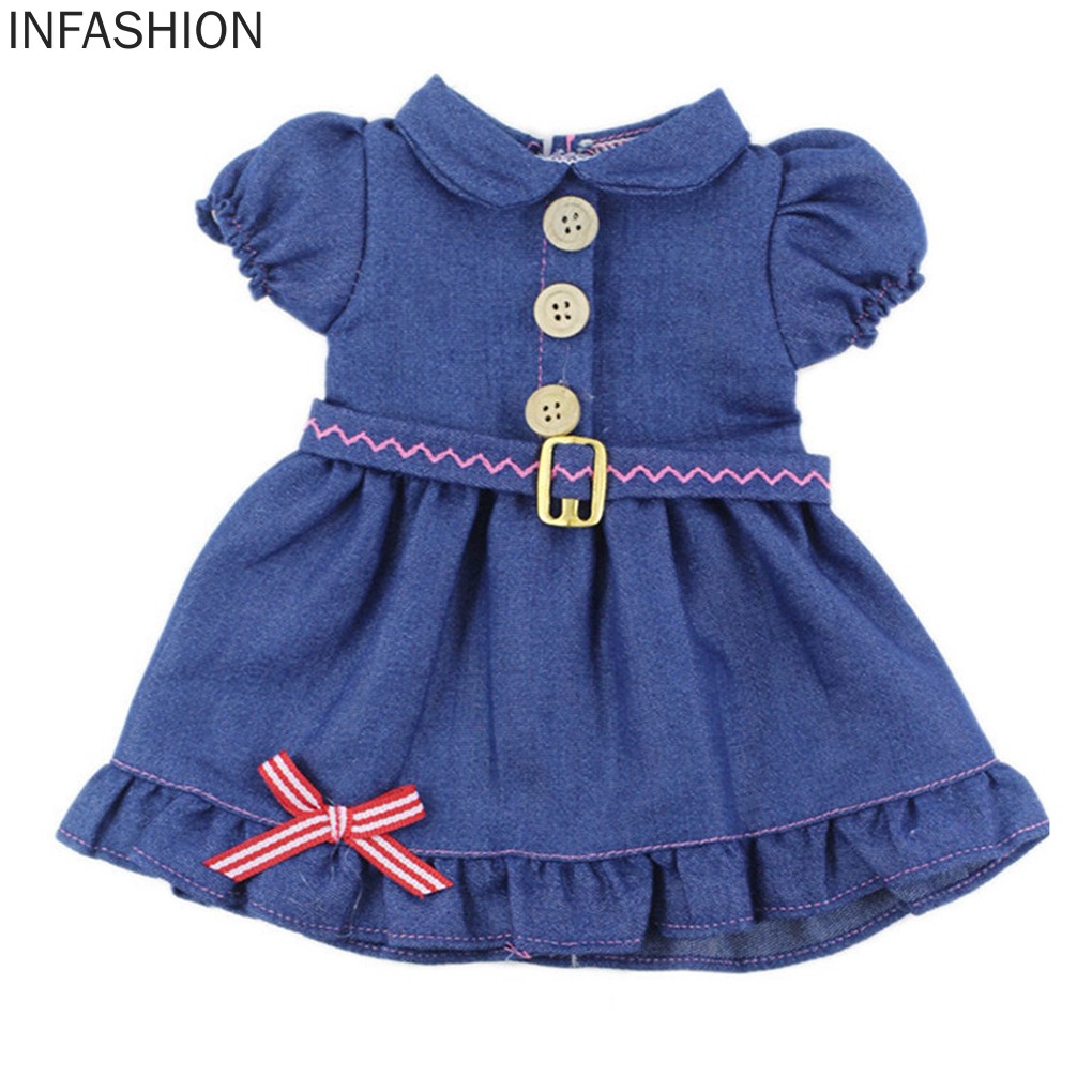 Baby Cotton Doll Dress Newborn Infant 