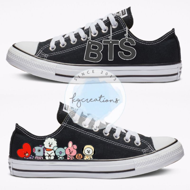 BT21 hand painted shoes (Converse) | Shopee Philippines