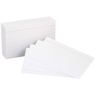COD DVX 100 Pcs DVX White Index Cards Flash Cards Note Card Office School Supplies Index Card #3