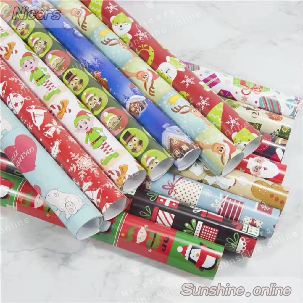 10sheets/roll XMAS Birthday Wedding Gift Wrapper Christmas Gift paper