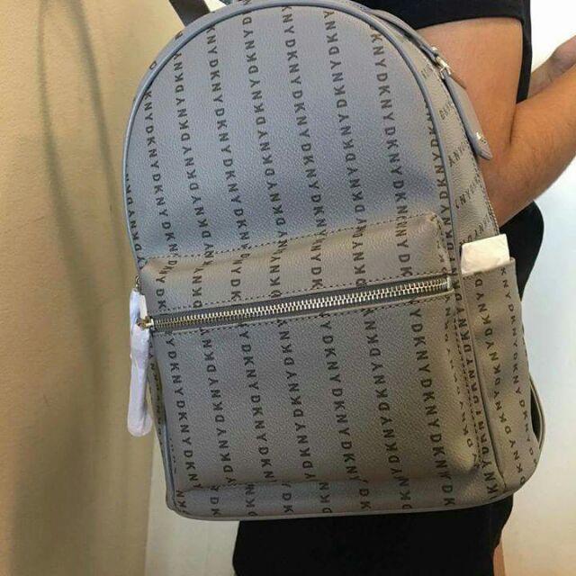 dkny grey backpack