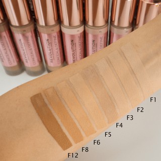 Makeup Revolution Conceal and Define Full Coverage Foundation (Shades ...