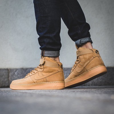 air force 1 wheat high top