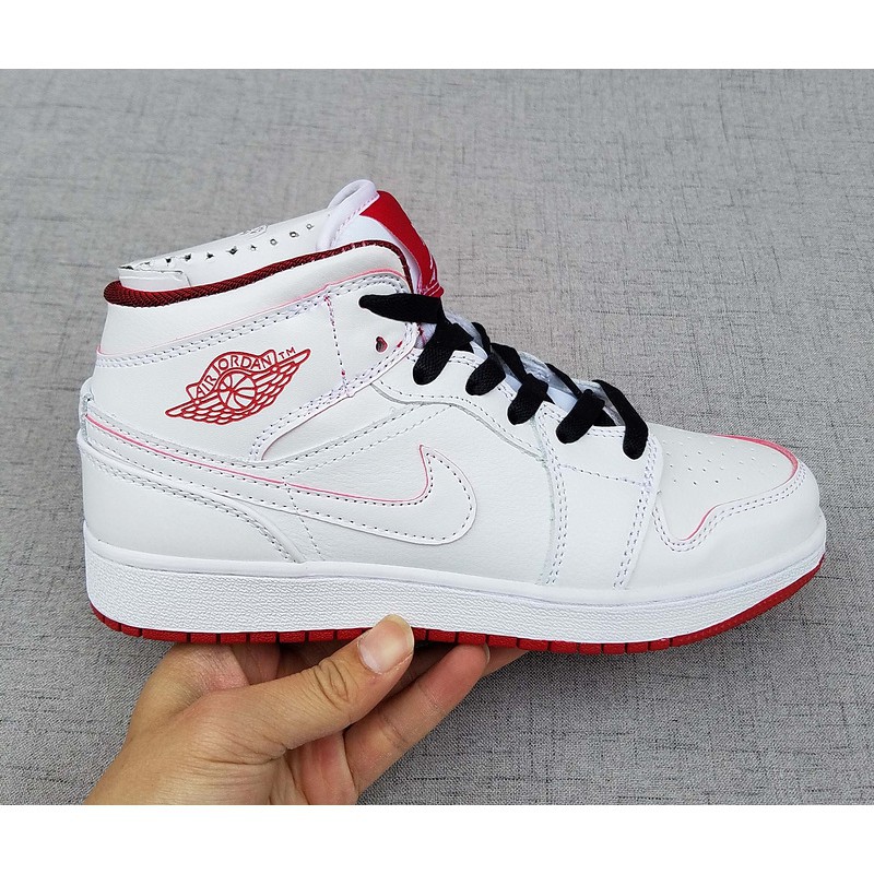 black white gym red jordan 1