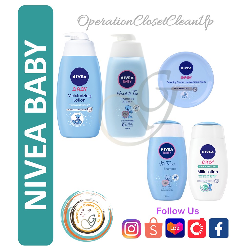 nivea baby wash lotion
