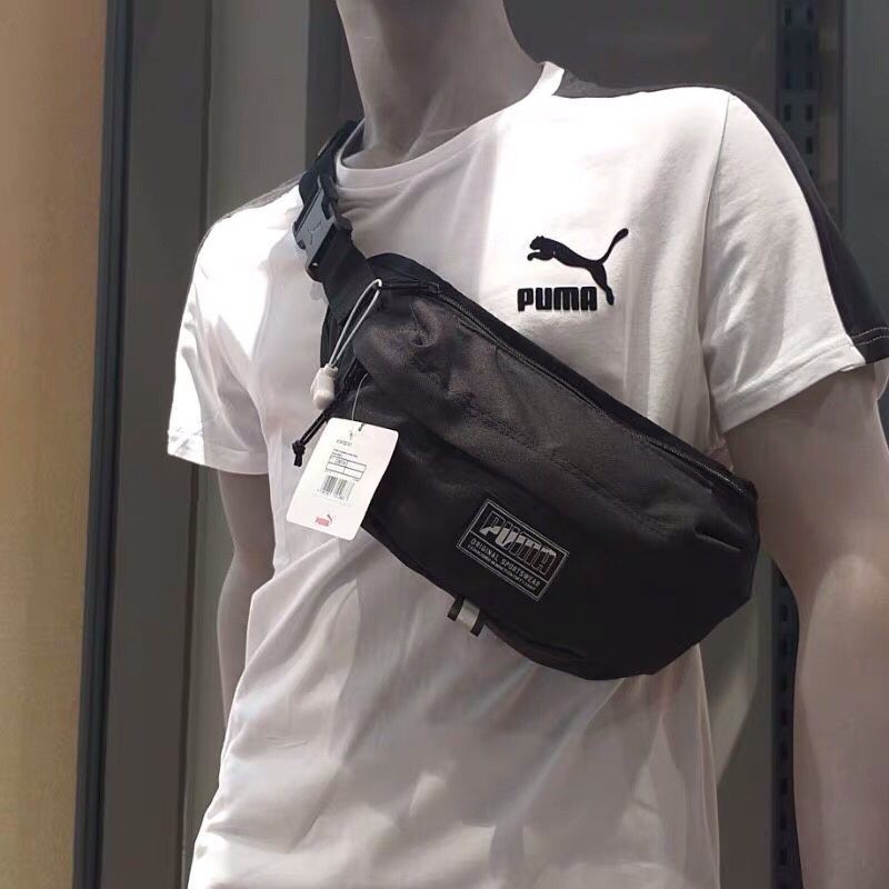 puma shoulder bag black