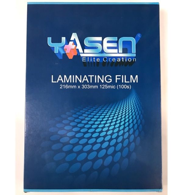 YASEN LAMINATING FILM 250 MICRON A4 SHORT LONG SIZE Shopee Philippines
