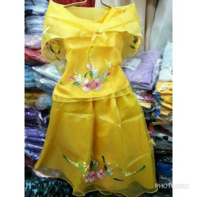 filipiñana dress for kids