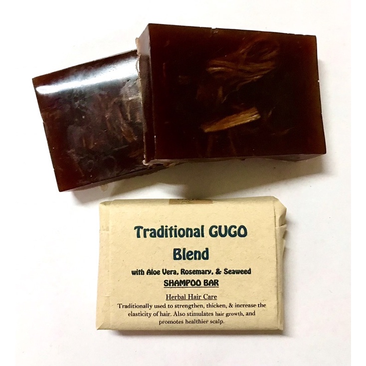 Handmade Gugo Shampoo Bar Aloe Vera with Sisal Mesh (hair grower, anti-hair fall, anti-dandruff