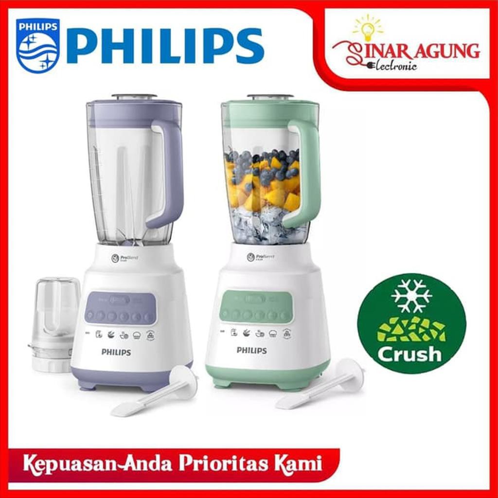 Philips Plastik 2 L Blender Hr2221 Hr 2221 Official Warranty Lavender Blue Shopee Philippines