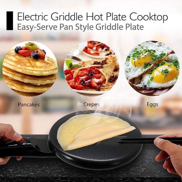 Electric Pancake Crepe Maker Pancake Tool Non-stick Griddle Machine Kitchen  Cooking | Shopee Philippines
