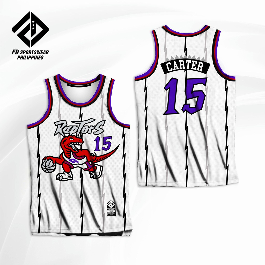 Shop Mitchell & Ness Toronto Raptors Vince Carter Hyper Hoop Swingman Jersey  TFSM1253-TRA98VCPURP purple