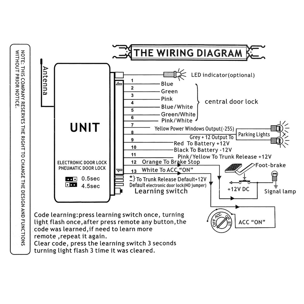 For Car Alarm Wiring Diagram - Wiring Diagram
