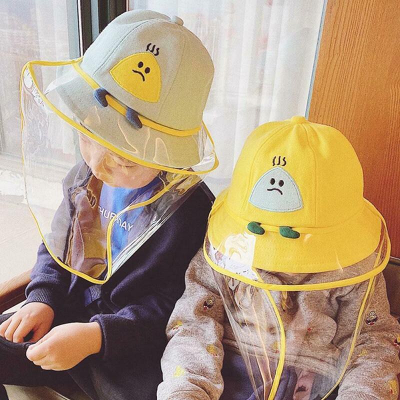 hat with face shield for baby