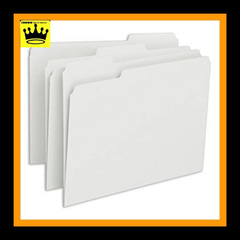 1 PACK WHITE FOLDER SHORT THICK 14 PTS ( 50PCS ) Shopee Philippines