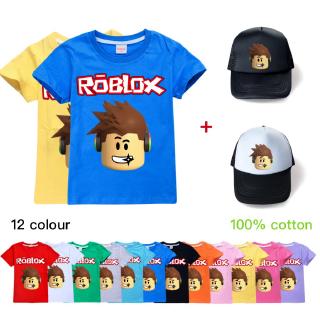 Roblox Kids T Shirts For Boys And Girls Tops Cartoon Tee Shirts Pure Cotton Shopee Philippines - roblox characters kids online cartoon boys girls birthday gift top t shirt 785 funny casual tshirt quality t shirts t shirt slogans from