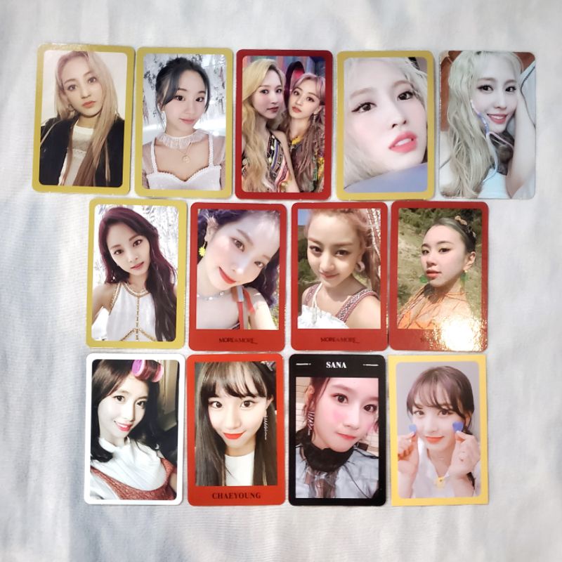 TWICE MORE AND MORE OFFICIAL PHOTOCARDS | Shopee Philippines