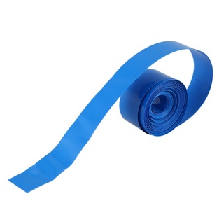10M 29.5Mm PVC Heat Shrink Tubing Wrap for 1 X 18650 Battery Blue #6