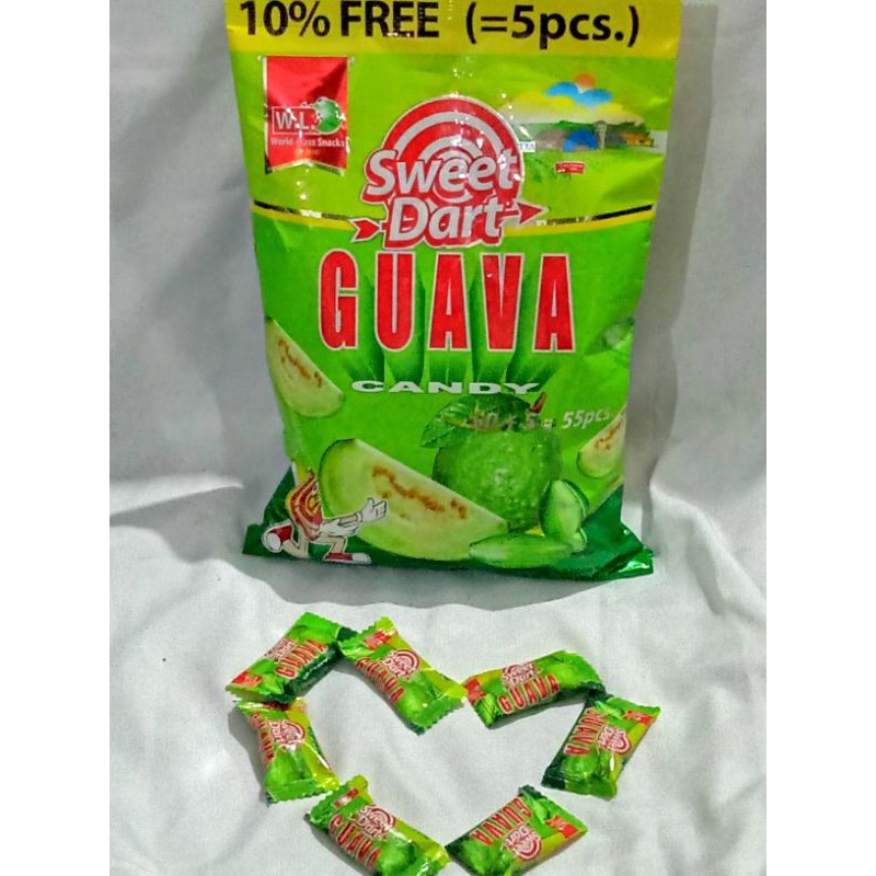 W.L FOODS SWEET DART Guava and Durian Candy 220g. | Shopee Philippines