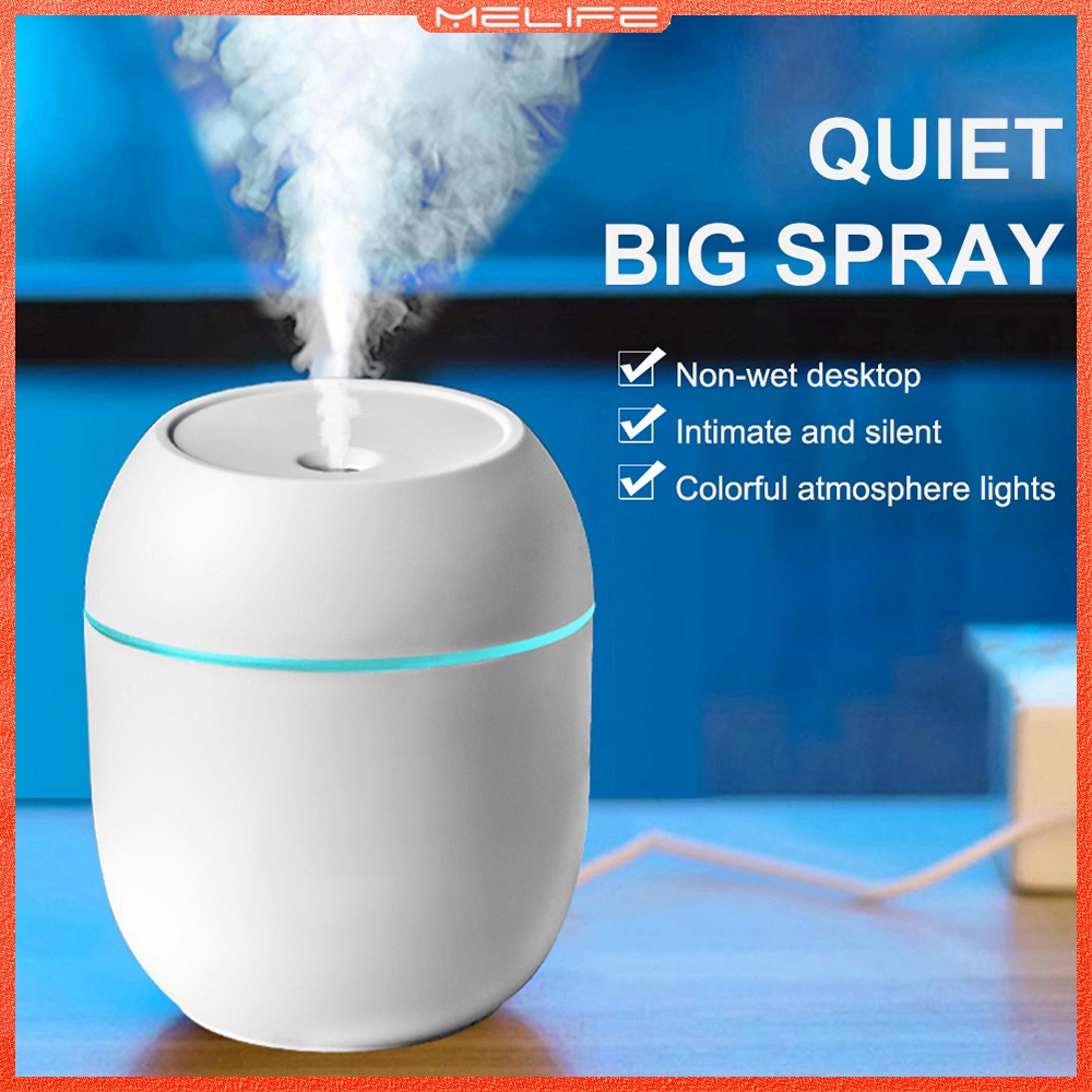 220ML Mini Portable USB Ultrasonic Air Humidifier Aroma Essential Oil ...